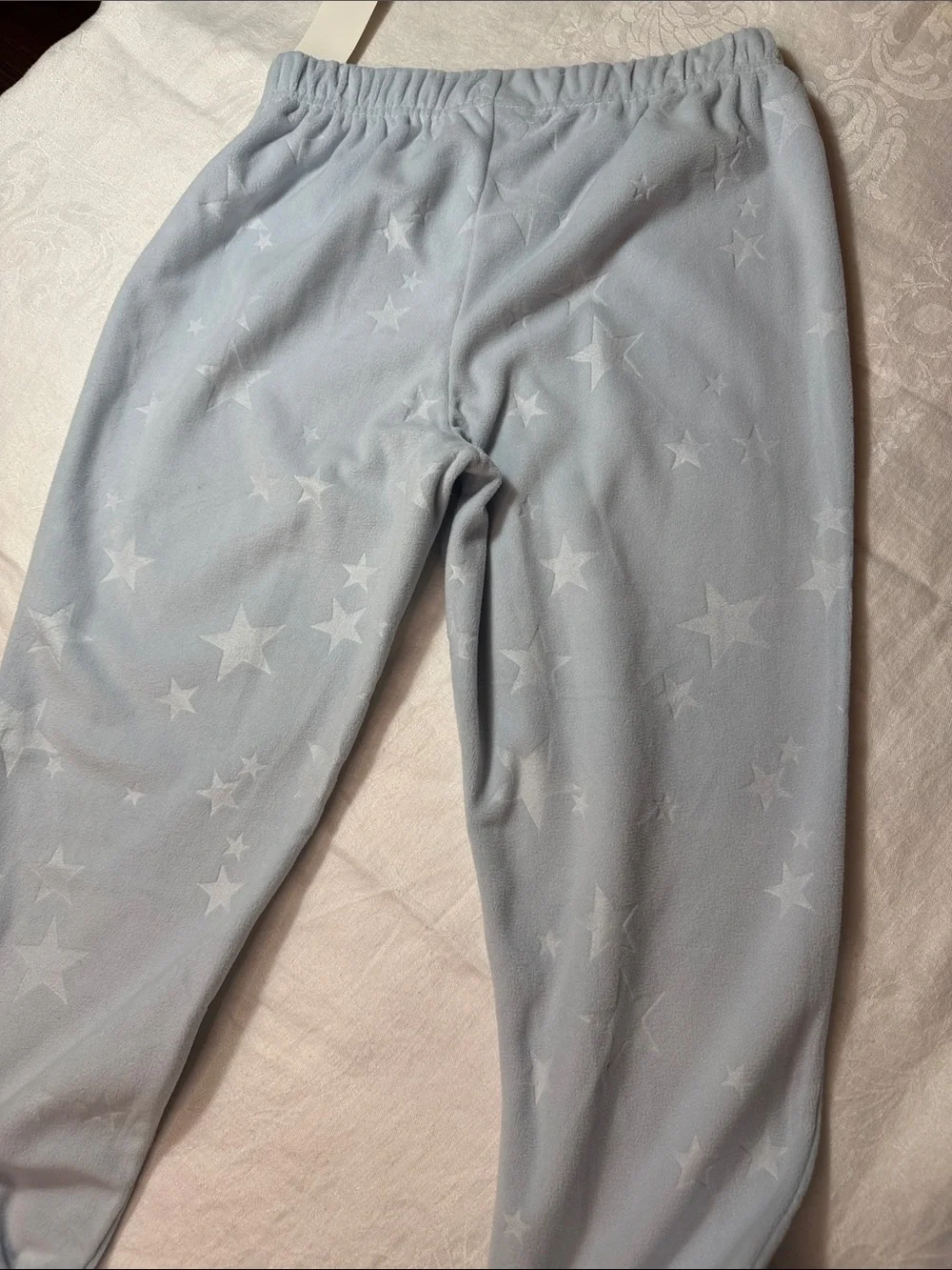 Light Blue Star-Print Kids Pajama Set - Jellifish Kids